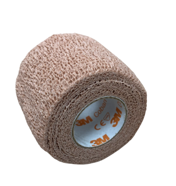 Coban 5cm beige roll of self-adhesive wrap